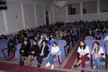 Yevlaxda məişət zorakılığı haqqında maarifləndirici görüş keçirilmişdir