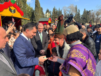 Yevlaxda Novruz bayramı və İlaxır çərşənbə təntənəli şəkildə qeyd olunub