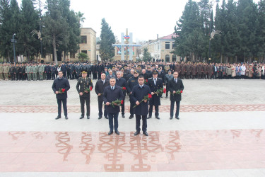 Yevlaxda Ulu Öndər Heydər Əliyevin anım mərasimi keçirilib