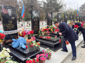 Yevlaxda Xocalı soyqırımının 34-cü ildönümü münasibətilə tədbir keçirilib