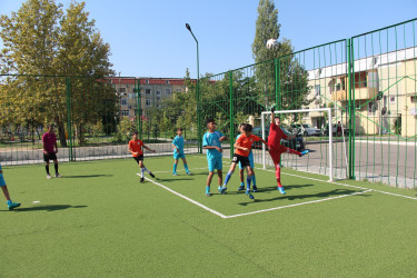 Yevlaxda minifutbol üzrə turnirin final oyunu keçirilmişdir