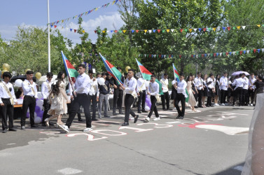 Yevlax rayonunun ümumtəhsil məktəblərində “Son zəng” tədbirləri keçirilmişdir